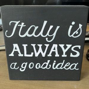 Italy sign